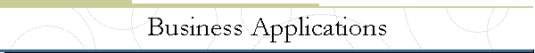 Business Applications